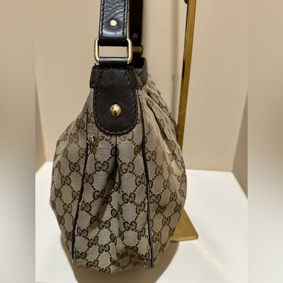 Gucci Brown Padlock GG interlocking Canvas Hobo - Picture 8 of 15
